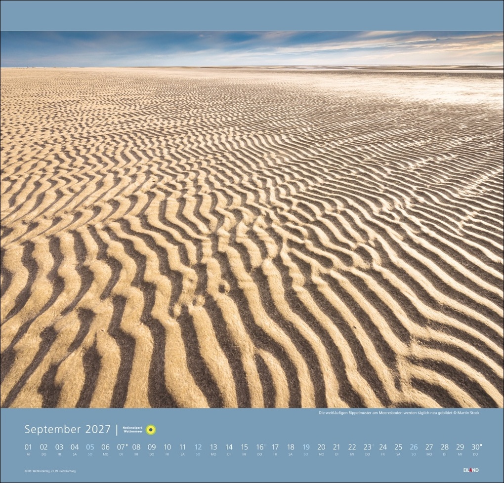Weitere Ansicht: Nationalpark Wattenmeer Edition Kalender 2027 - Martin Stock