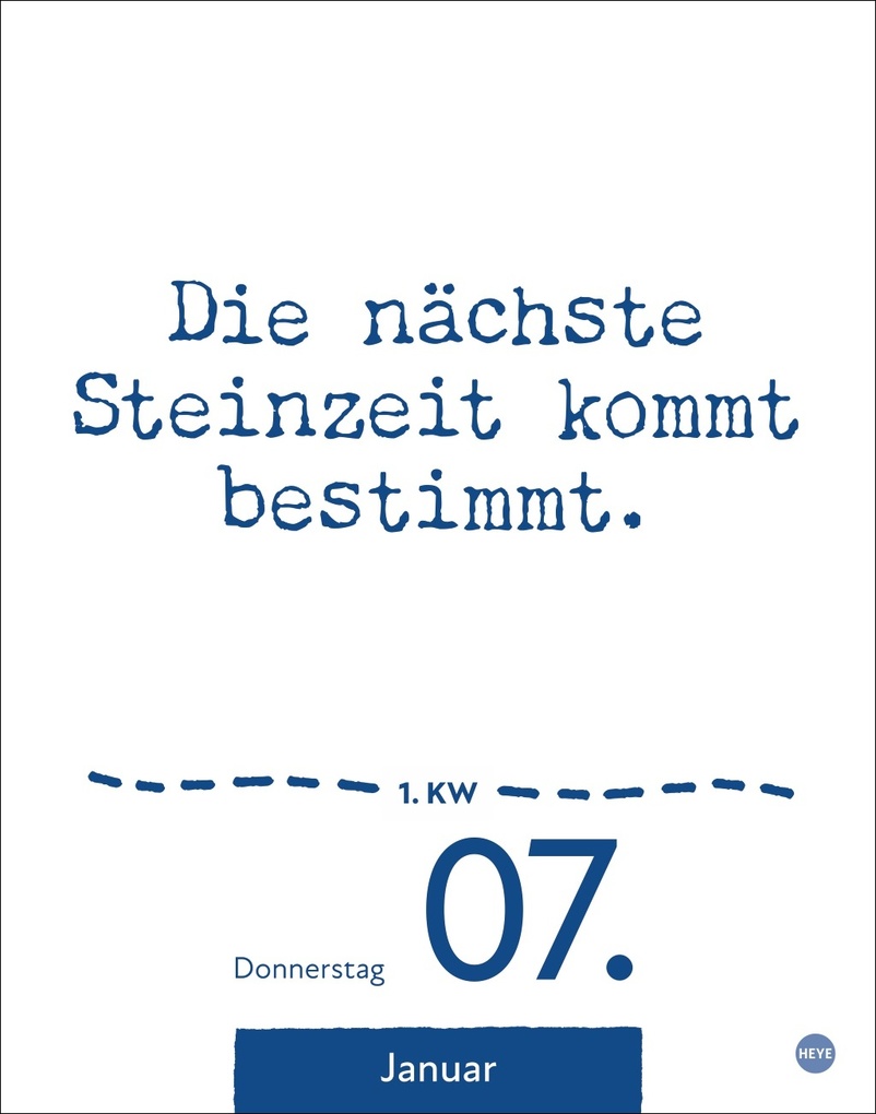 Weitere Ansicht: Dumme Sprüche für jeden Anlass Tagesabreißkalender 2027