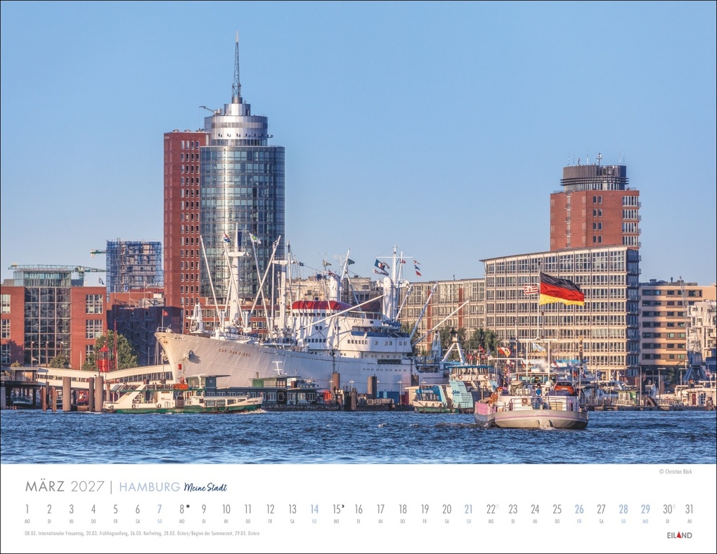 Weitere Ansicht: Hamburg - Meine Stadt Kalender 2027