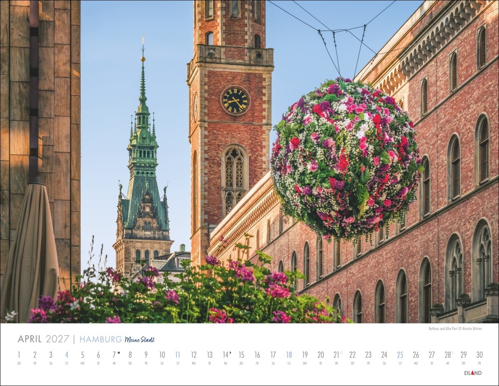 Weitere Ansicht: Hamburg - Meine Stadt Kalender 2027
