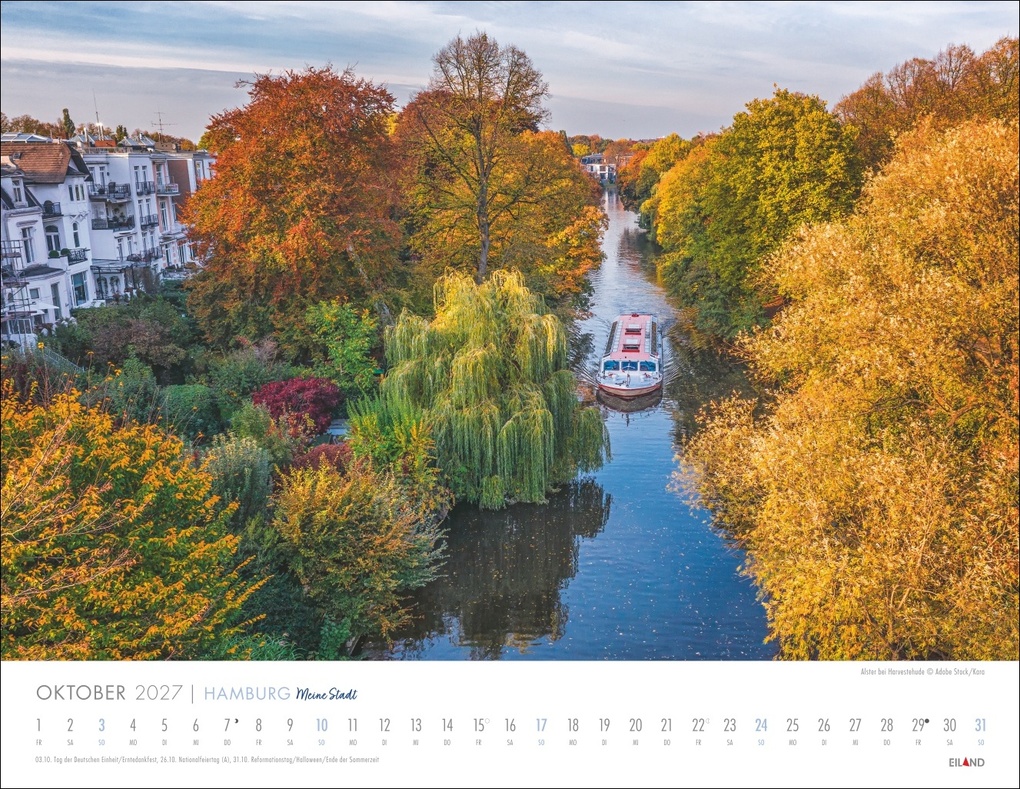 Weitere Ansicht: Hamburg - Meine Stadt Kalender 2027