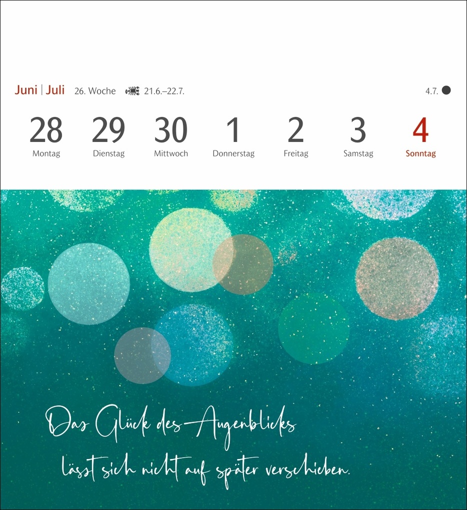 Weitere Ansicht: Positive-Sprüche-Kalender Postkartenkalender 2027 - mit 53 Postkarten