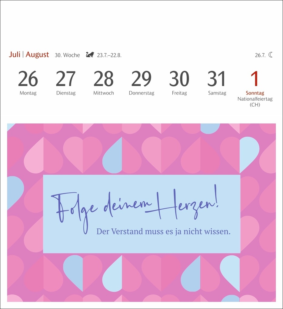 Weitere Ansicht: Positive-Sprüche-Kalender Postkartenkalender 2027 - mit 53 Postkarten