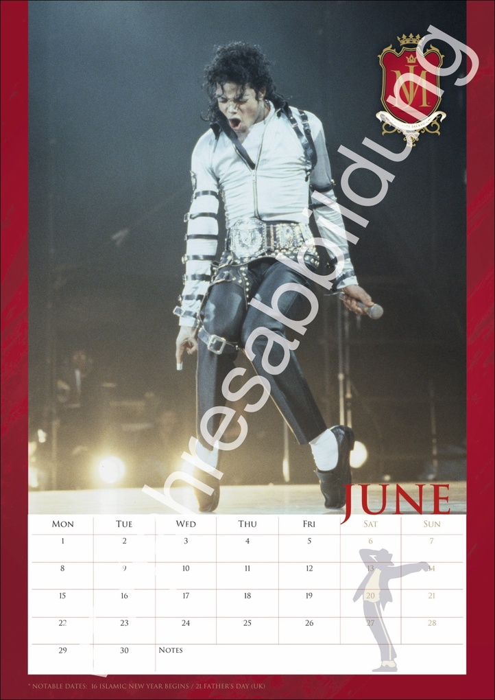 Weitere Ansicht: Michael Jackson Posterkalender 2027 | Michael Jackson