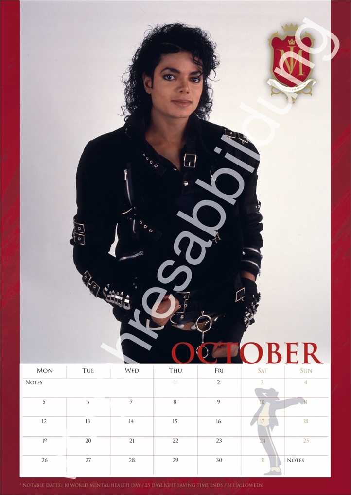 Weitere Ansicht: Michael Jackson Posterkalender 2027 | Michael Jackson