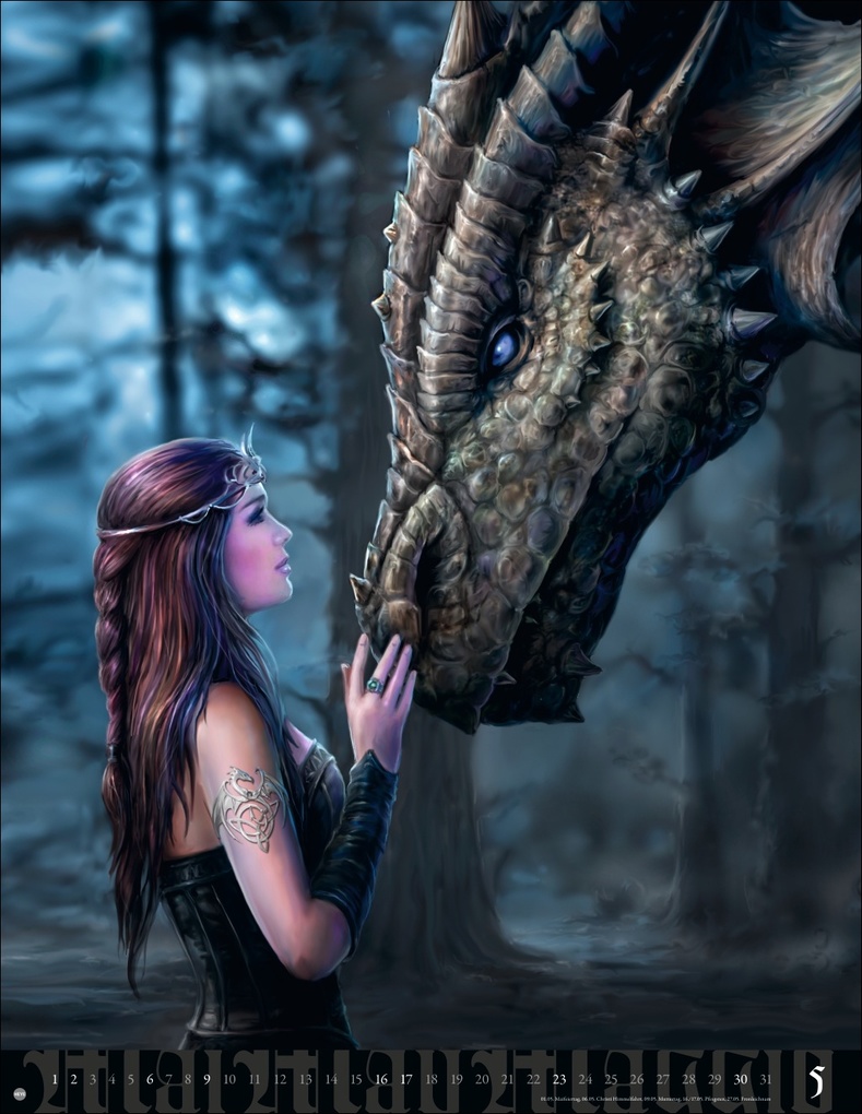 Weitere Ansicht: Anne Stokes: Mystic World Posterkalender 2027 | Anne Stokes