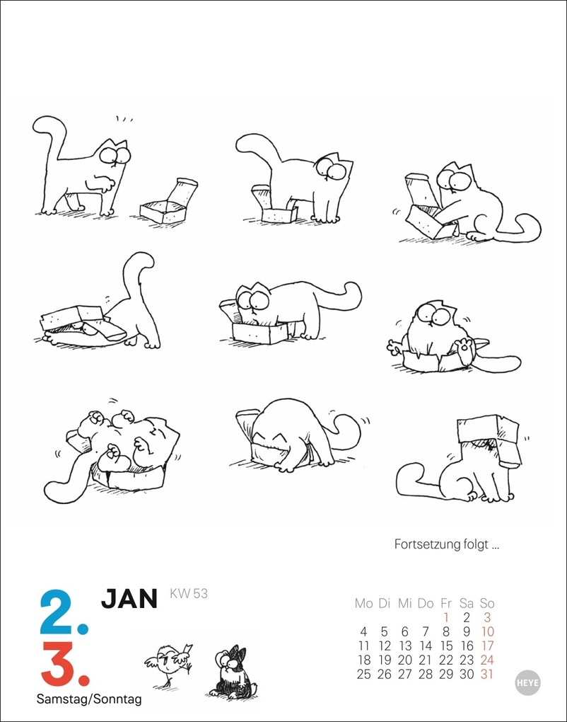 Weitere Ansicht: Simons Katze Tagesabreißkalender 2027 | Simon Tofield