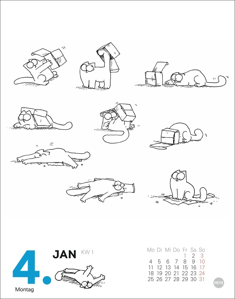 Weitere Ansicht: Simons Katze Tagesabreißkalender 2027 | Simon Tofield