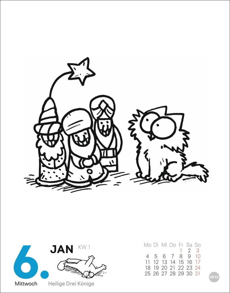 Weitere Ansicht: Simons Katze Tagesabreißkalender 2027 | Simon Tofield