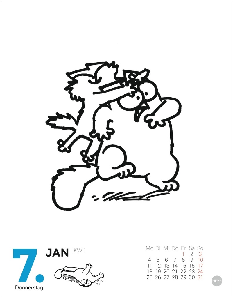 Weitere Ansicht: Simons Katze Tagesabreißkalender 2027 | Simon Tofield
