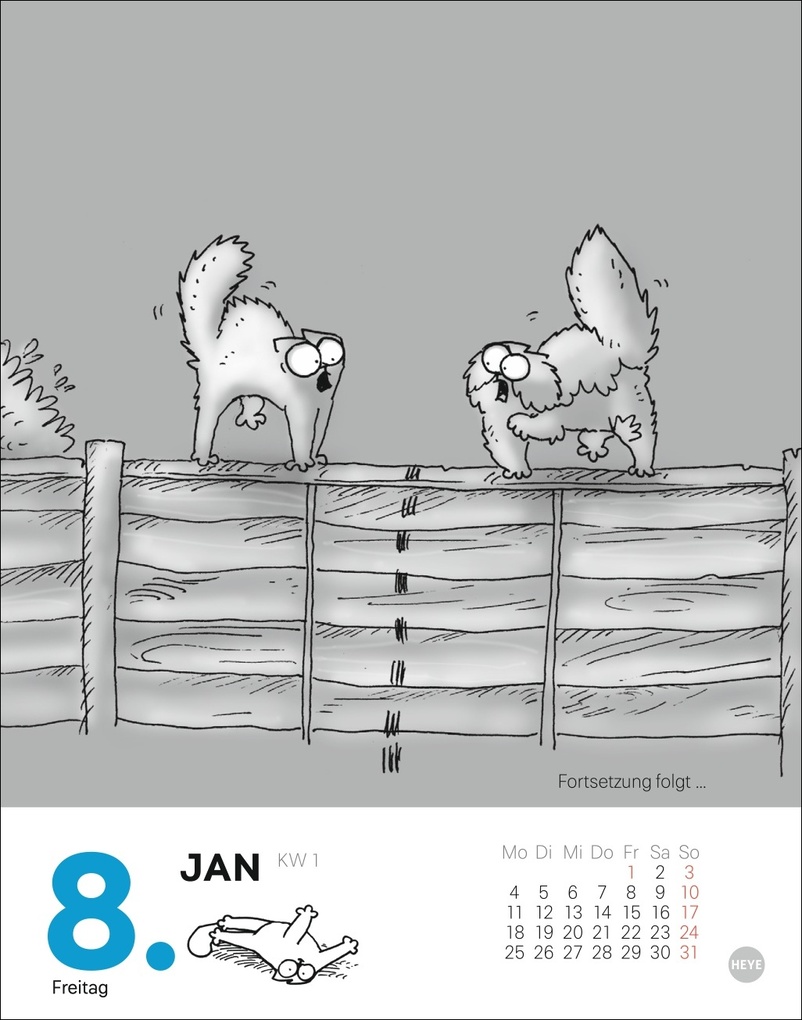Weitere Ansicht: Simons Katze Tagesabreißkalender 2027 | Simon Tofield