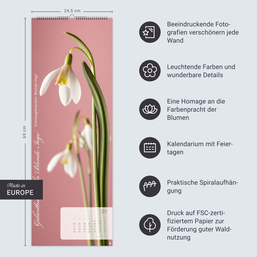Weitere Ansicht: Magic Flowers Vertical Kalender 2027
