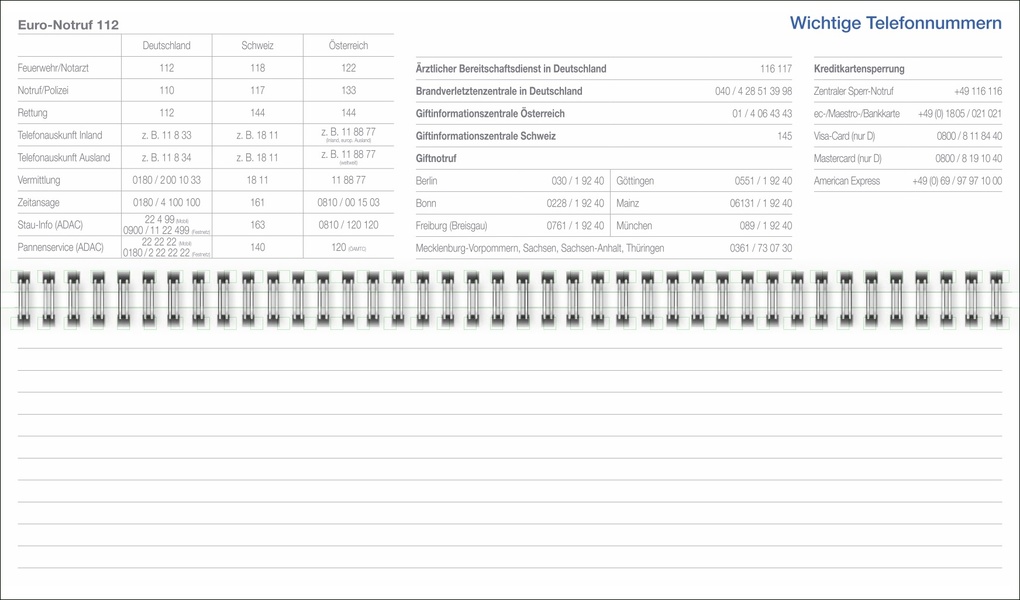Weitere Ansicht: Wochenquerplaner, anthrazit 2027