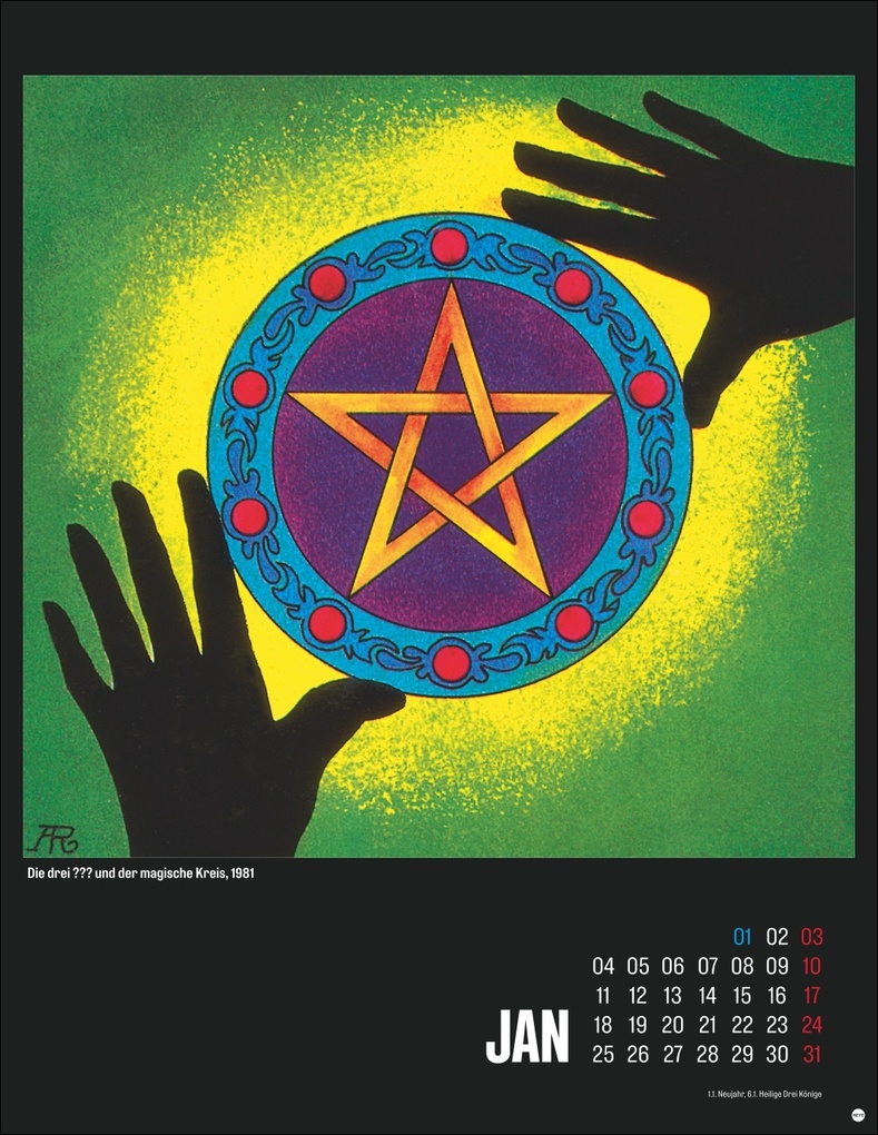 Weitere Ansicht: Die drei ??? Posterkalender 2027 | Aiga Rasch