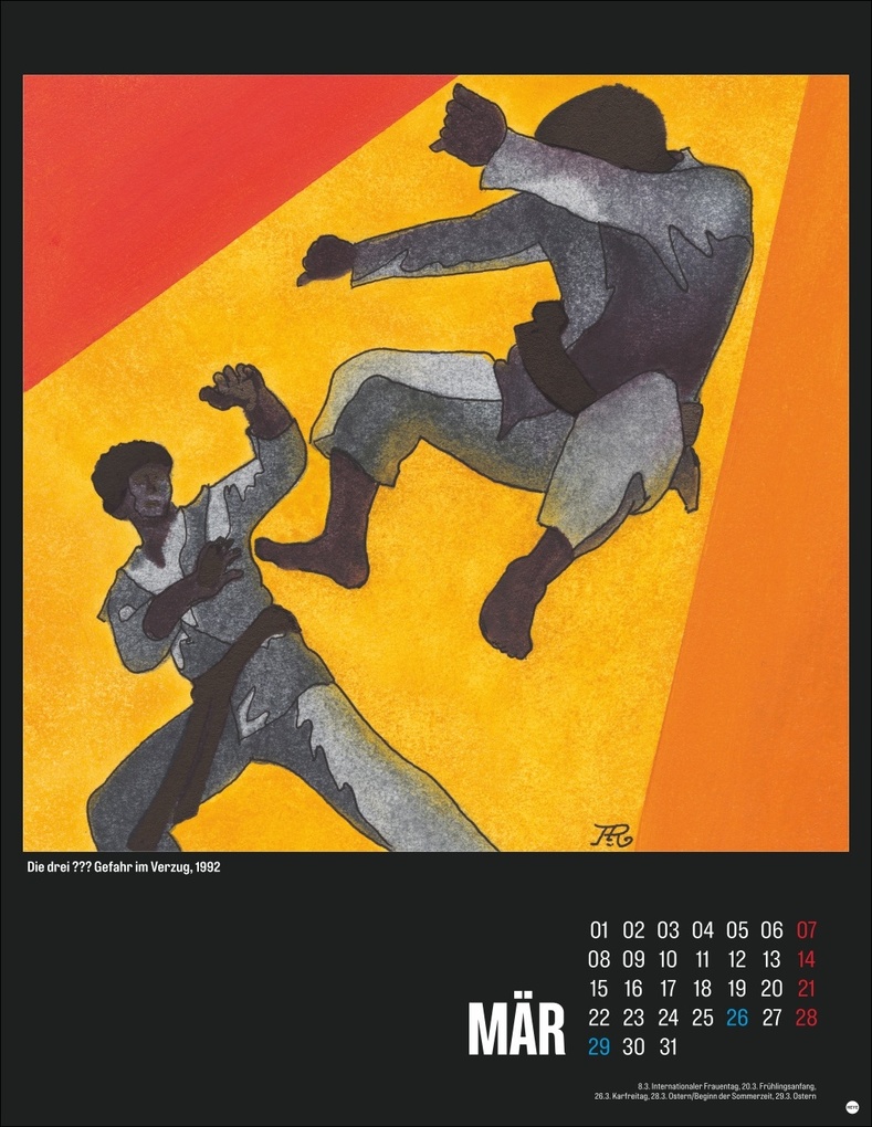 Weitere Ansicht: Die drei ??? Posterkalender 2027 | Aiga Rasch