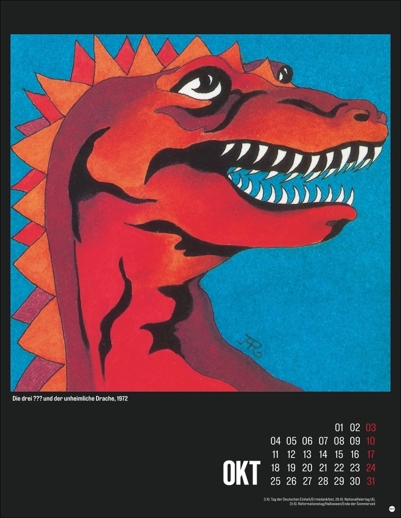 Weitere Ansicht: Die drei ??? Posterkalender 2027 | Aiga Rasch