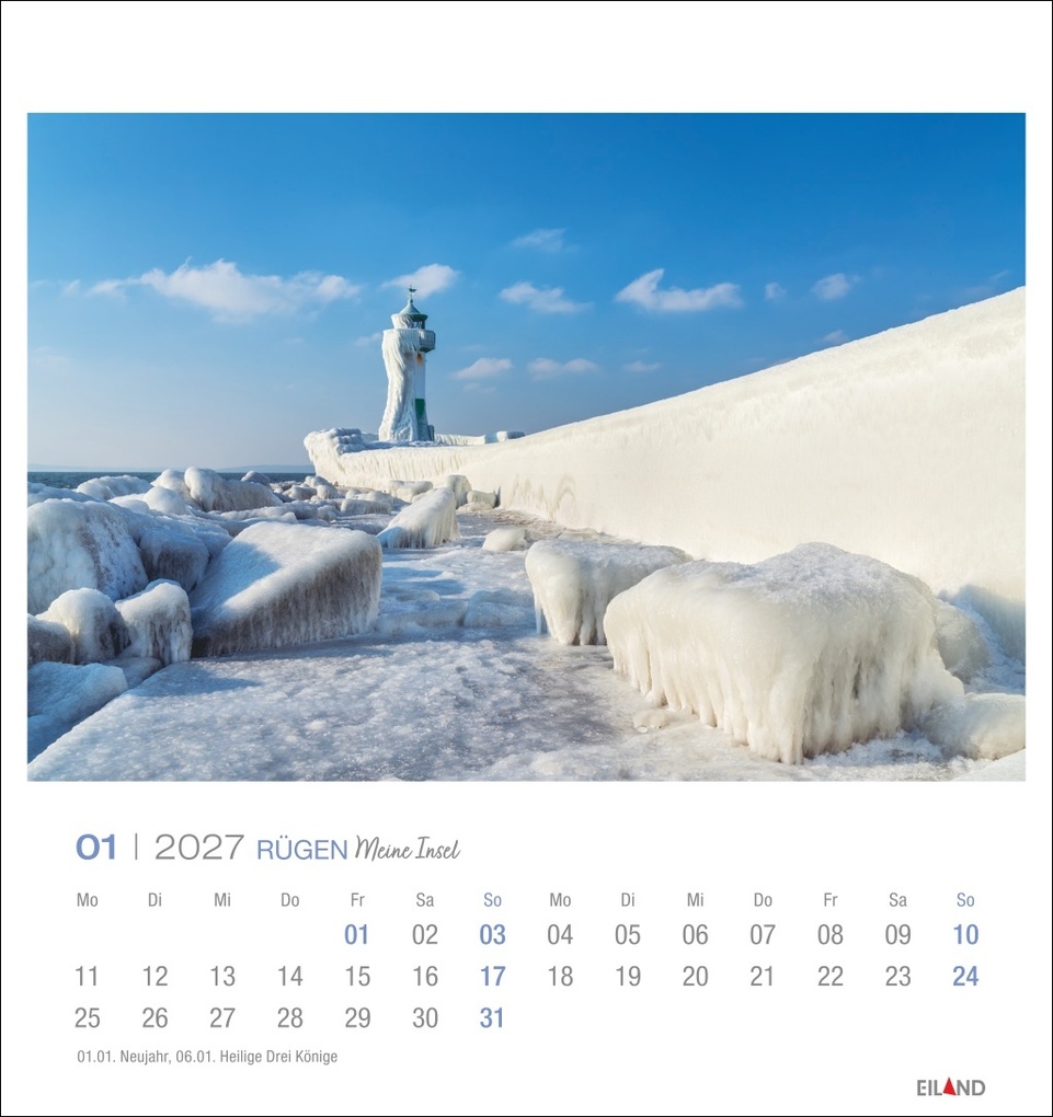 Weitere Ansicht: Rügen Postkartenkalender 2027 - Meine Insel