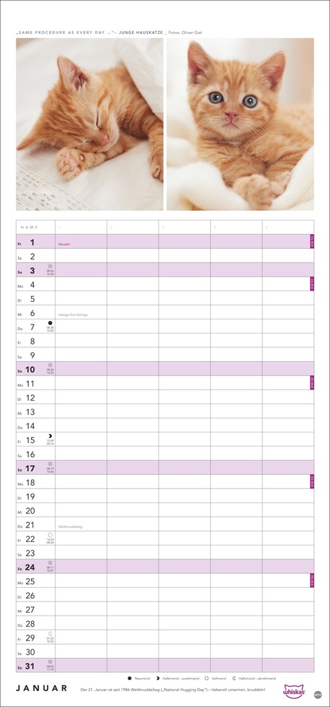 Weitere Ansicht: Whiskas Familienplaner 2027