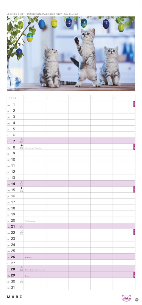 Weitere Ansicht: Whiskas Familienplaner 2027