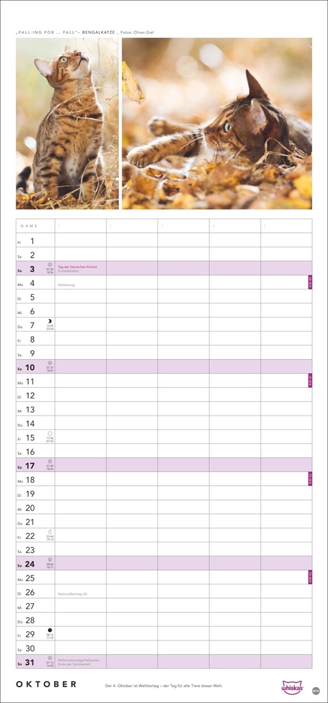 Weitere Ansicht: Whiskas Familienplaner 2027