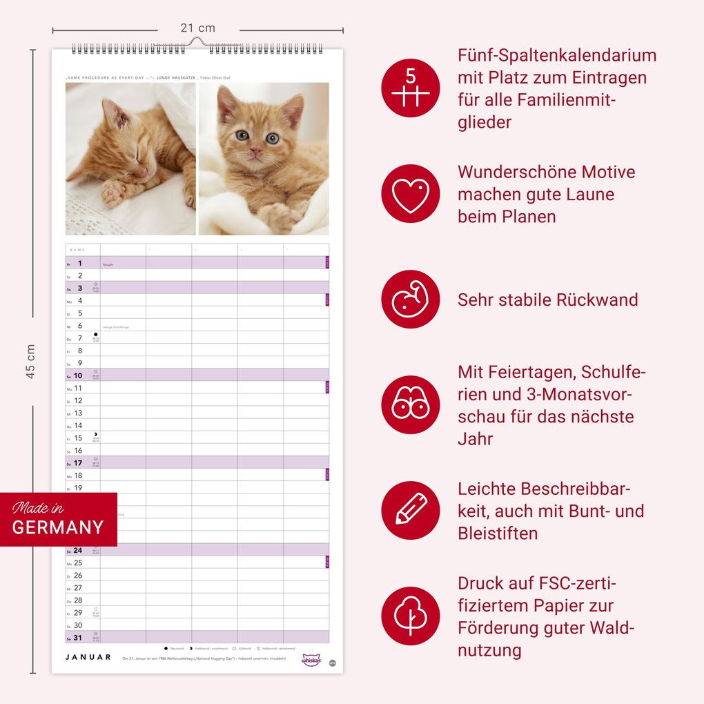 Weitere Ansicht: Whiskas Familienplaner 2027