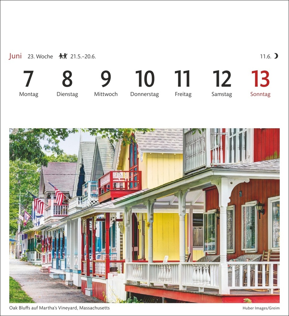 Weitere Ansicht: USA Sehnsuchtskalender 2027 - Wochenkalender mit 53 Postkarten