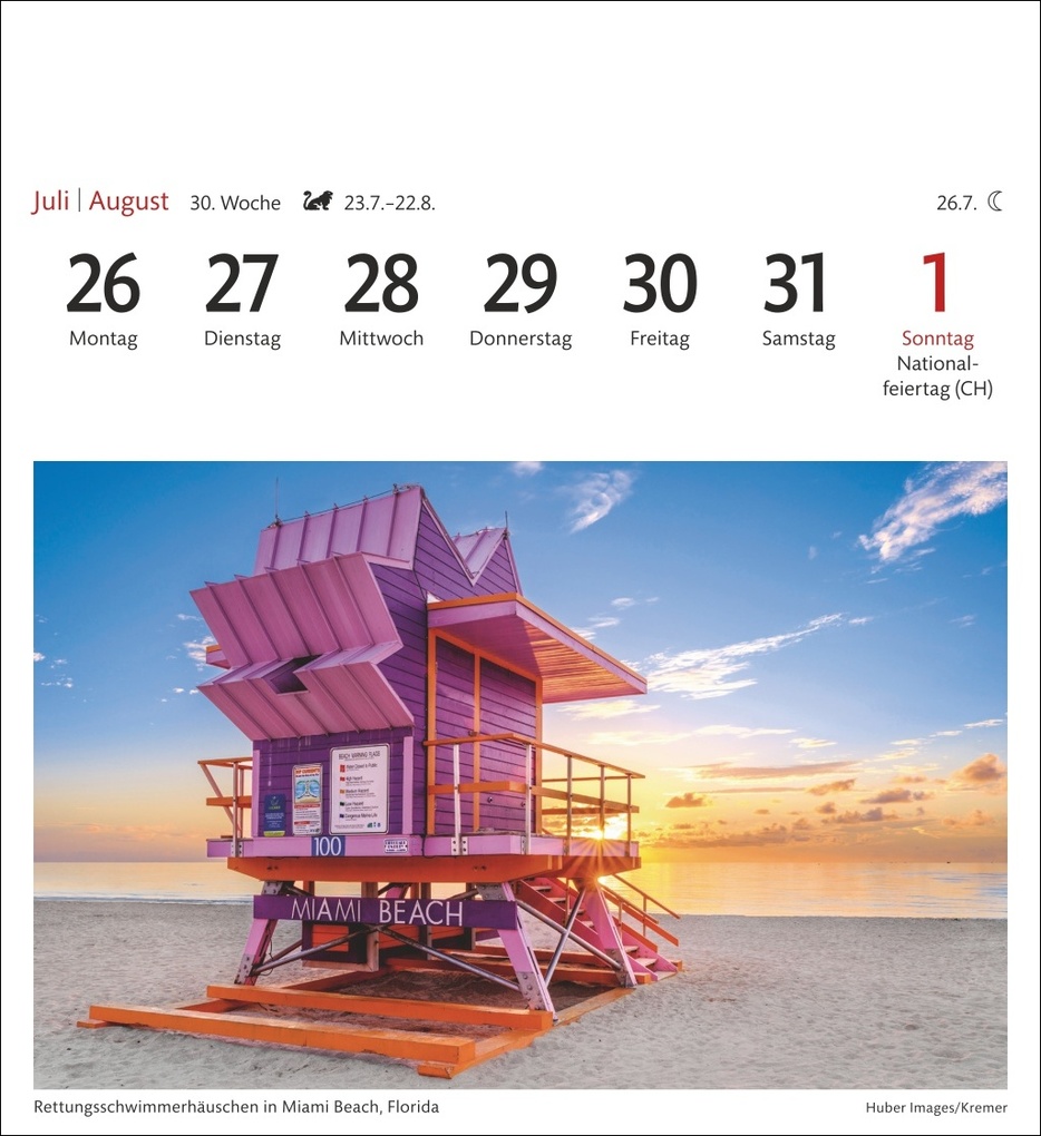 Weitere Ansicht: USA Sehnsuchtskalender 2027 - Wochenkalender mit 53 Postkarten