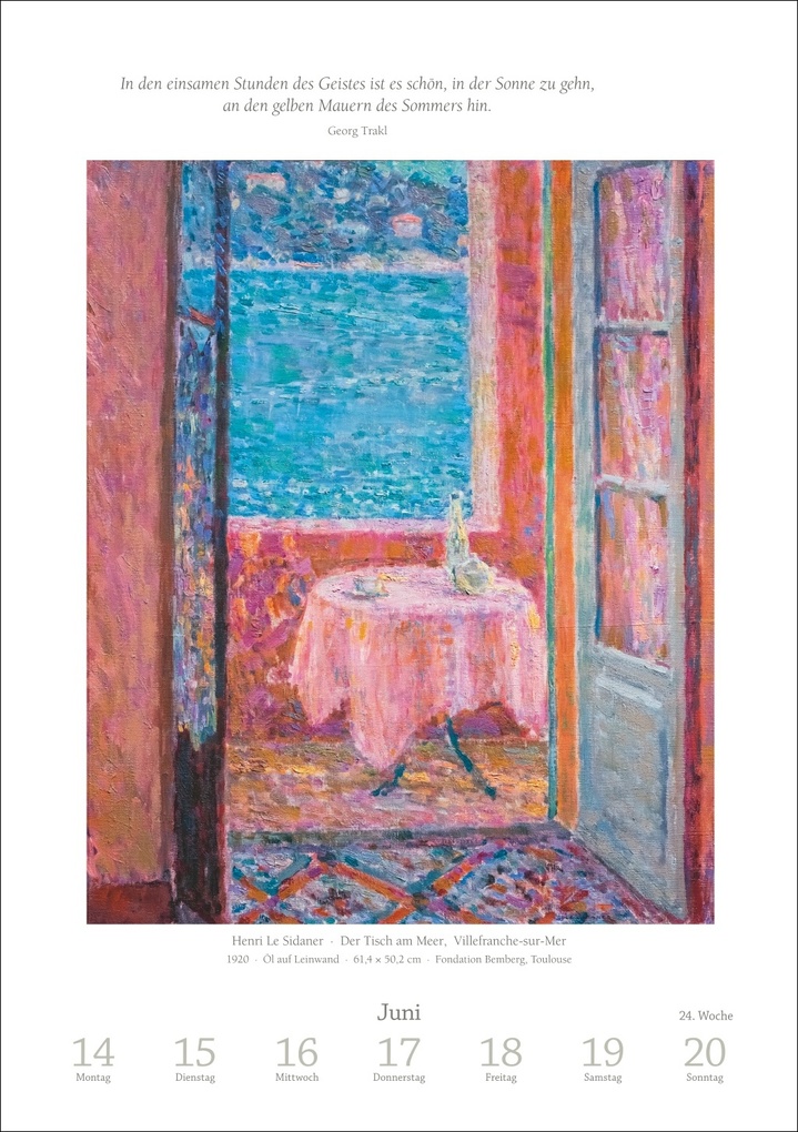 Weitere Ansicht: Kunst Wochen-Kulturkalender 2027 - 53 Meisterwerke der Malerei