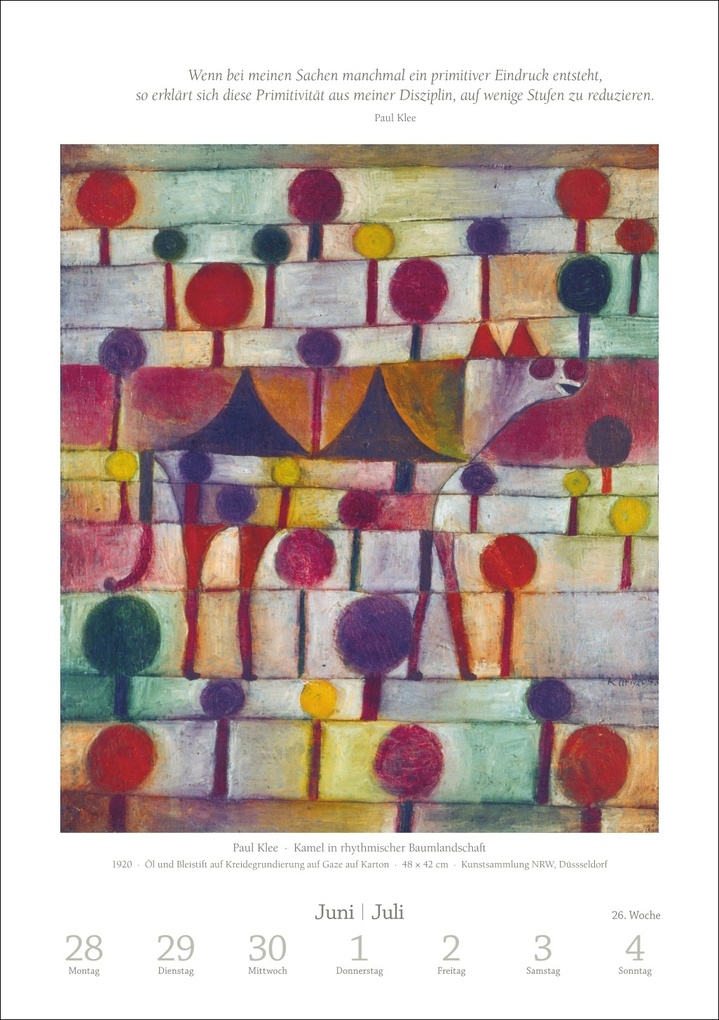 Weitere Ansicht: Kunst Wochen-Kulturkalender 2027 - 53 Meisterwerke der Malerei