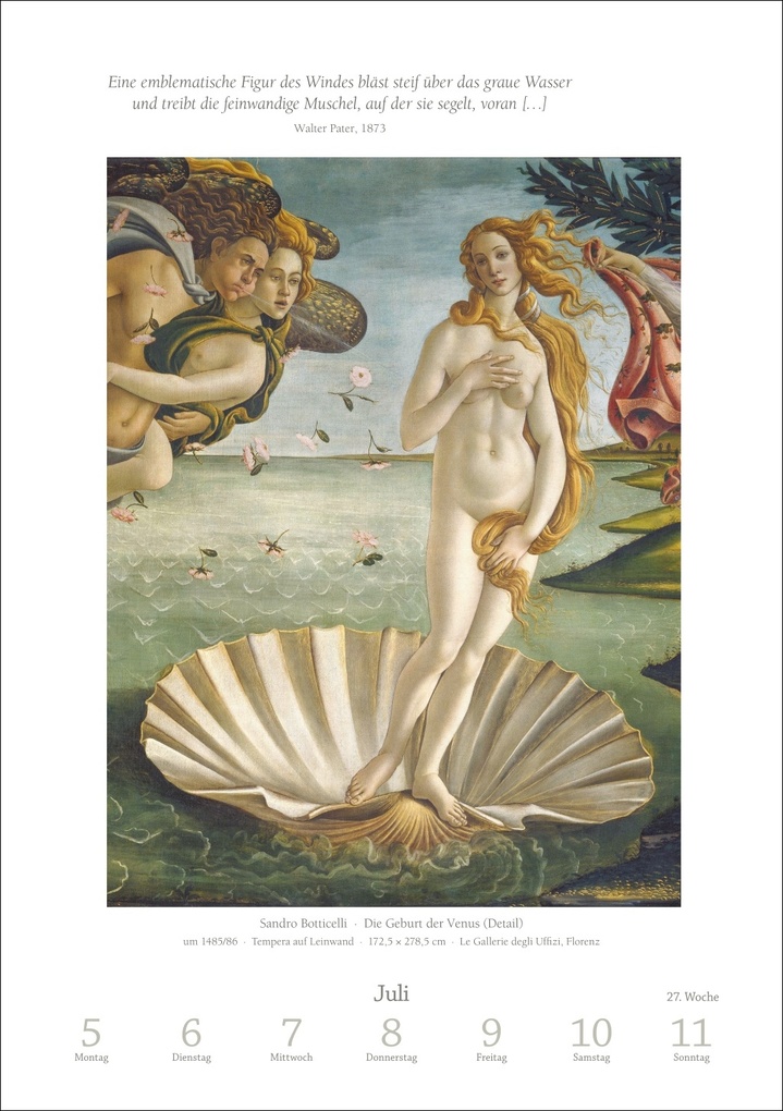 Weitere Ansicht: Kunst Wochen-Kulturkalender 2027 - 53 Meisterwerke der Malerei