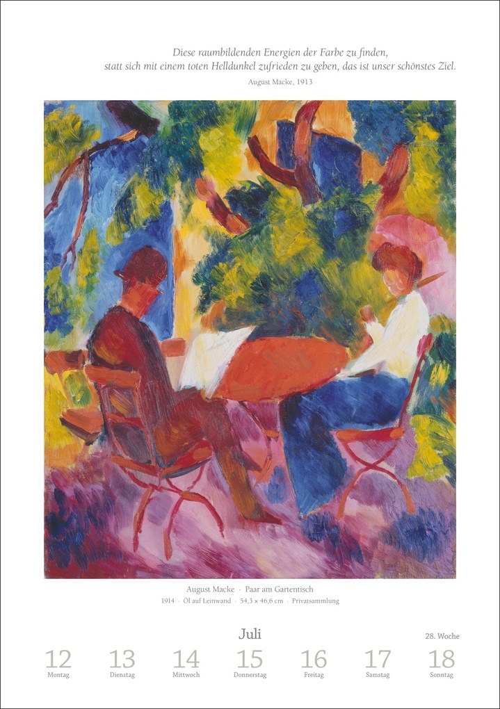 Weitere Ansicht: Kunst Wochen-Kulturkalender 2027 - 53 Meisterwerke der Malerei