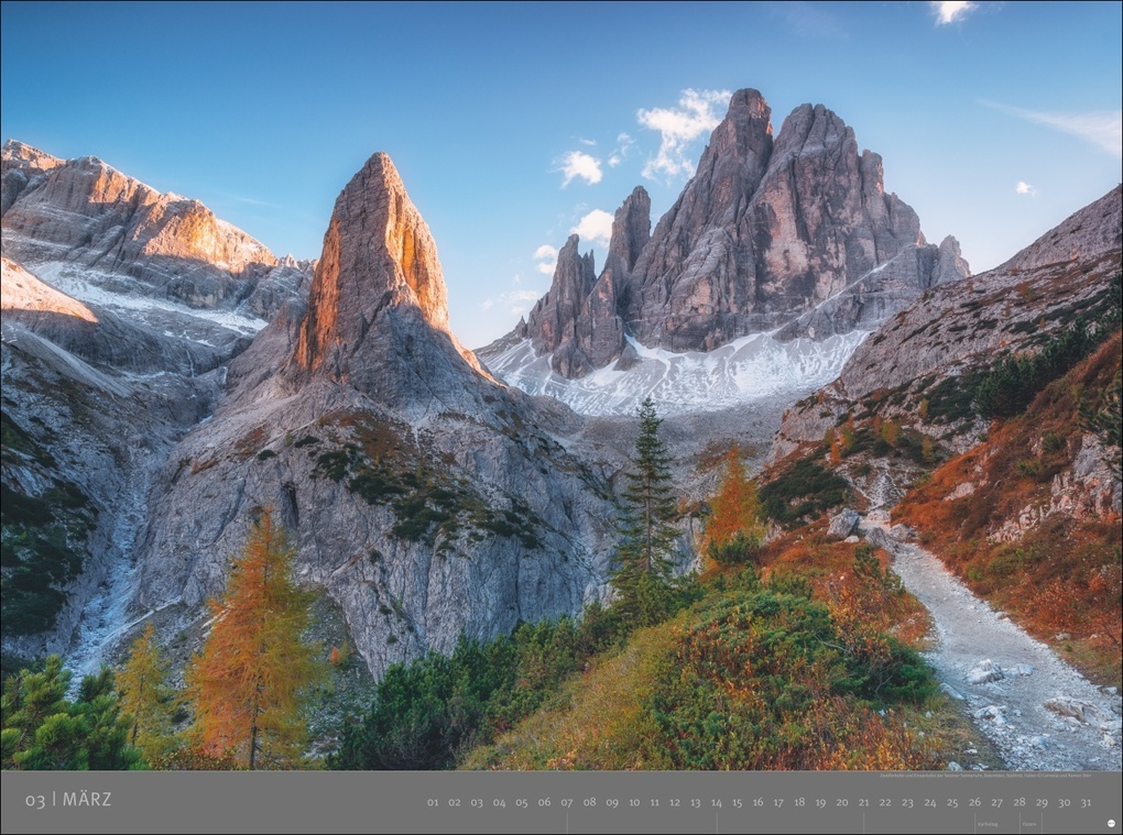 Weitere Ansicht: Alpen - Edition Alexander von Humboldt Kalender 2027