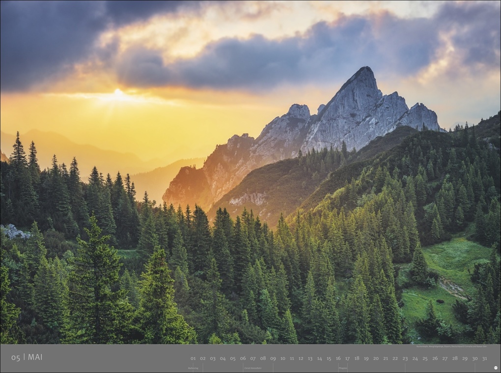 Weitere Ansicht: Alpen - Edition Alexander von Humboldt Kalender 2027