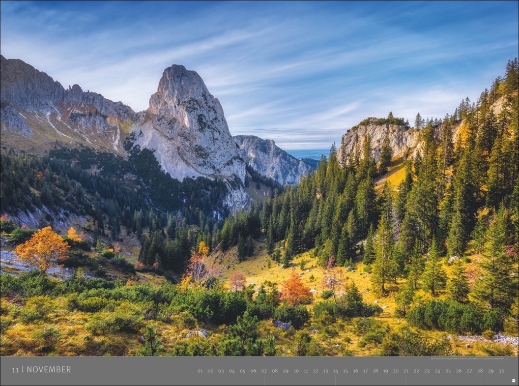 Weitere Ansicht: Alpen - Edition Alexander von Humboldt Kalender 2027