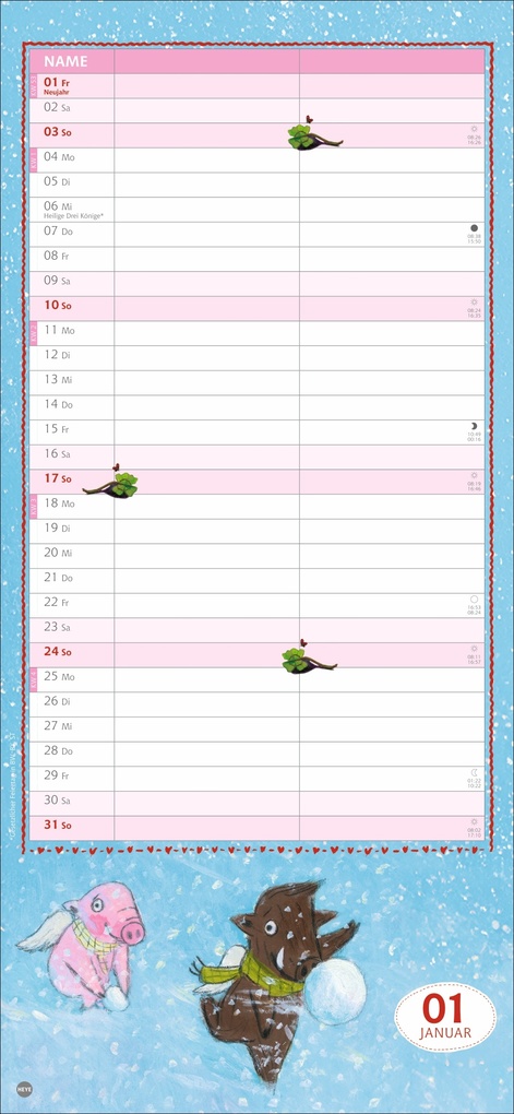 Weitere Ansicht: Rosalie & Trüffel Planer für zwei 2027 | Katja Reider