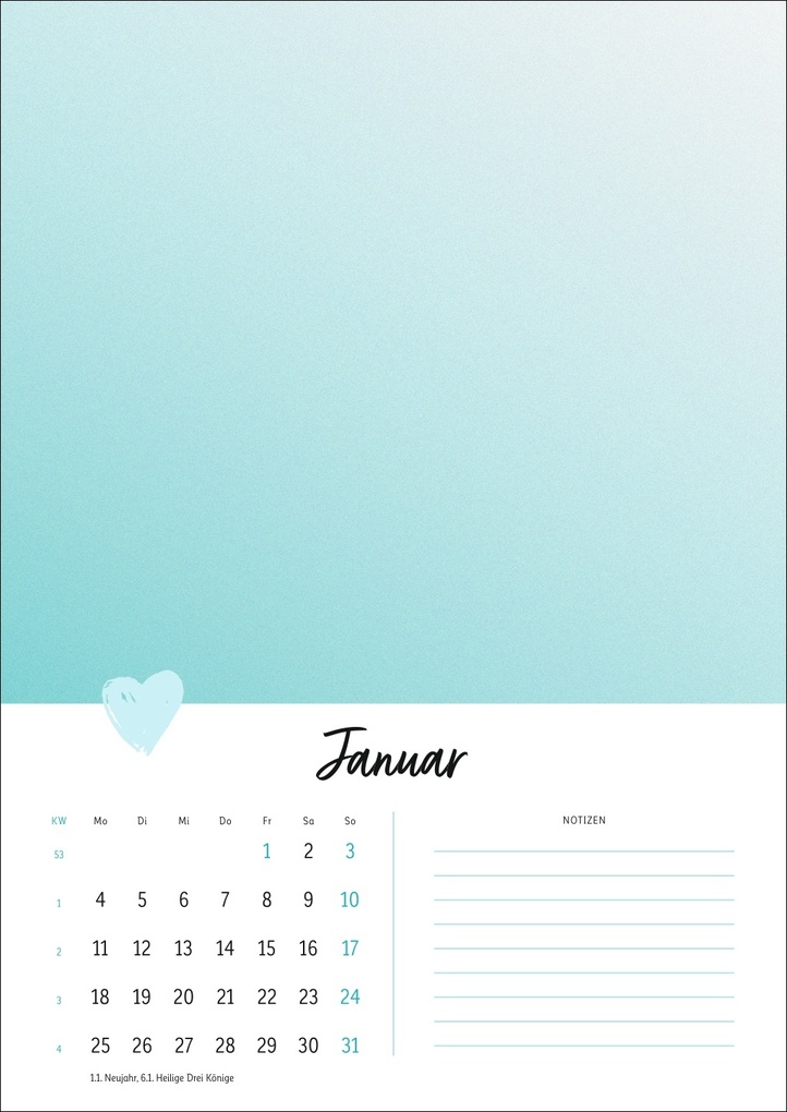 Weitere Ansicht: Kreativkalender Mit Liebe gemacht A4 2027
