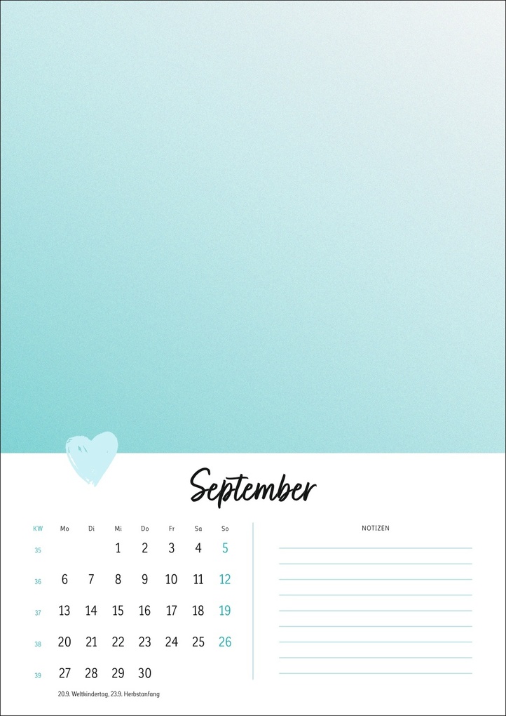 Weitere Ansicht: Kreativkalender Mit Liebe gemacht A4 2027