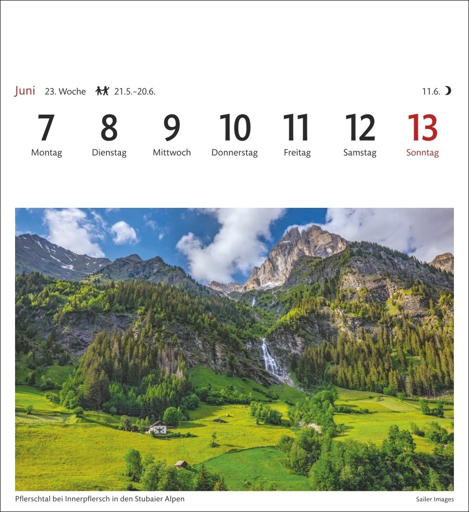 Weitere Ansicht: Südtirol Sehnsuchtskalender 2027 - Wochenkalender mit 53 Postkarten