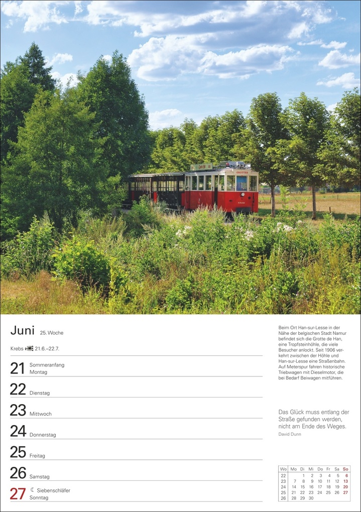 Weitere Ansicht: Eisenbahnen Wochenplaner 2027 - 53 faszinierende Fotografien | Jörn Schramm