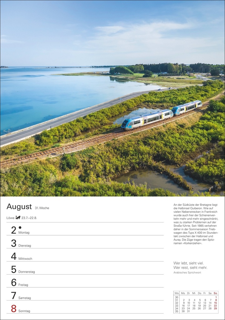 Weitere Ansicht: Eisenbahnen Wochenplaner 2027 - 53 faszinierende Fotografien | Jörn Schramm