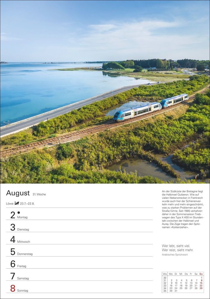 Weitere Ansicht: Eisenbahnen Wochenplaner 2027 - 53 faszinierende Fotografien | Jörn Schramm