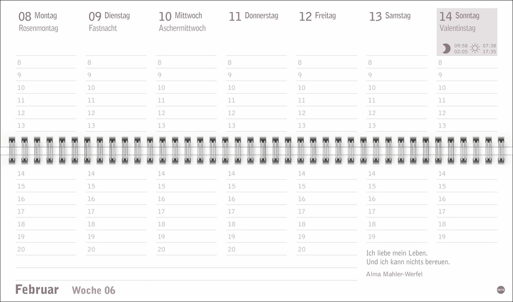 Weitere Ansicht: Großdruck Wochenquerplaner 2027