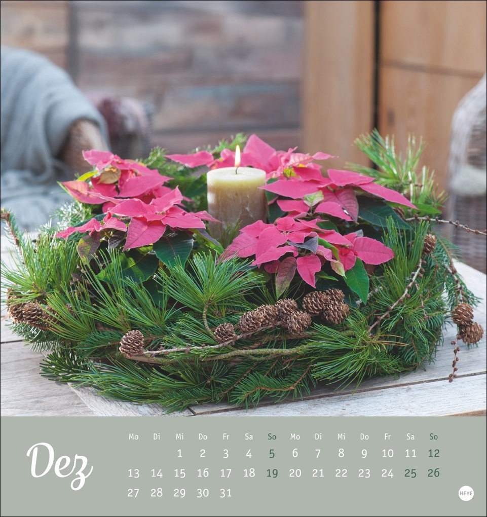 Weitere Ansicht: Herzliche Blumengrüße Postkartenkalender 2027