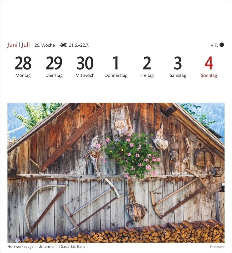 Weitere Ansicht: Alpen Sehnsuchtskalender 2027 - Wochenkalender mit 53 Postkarten