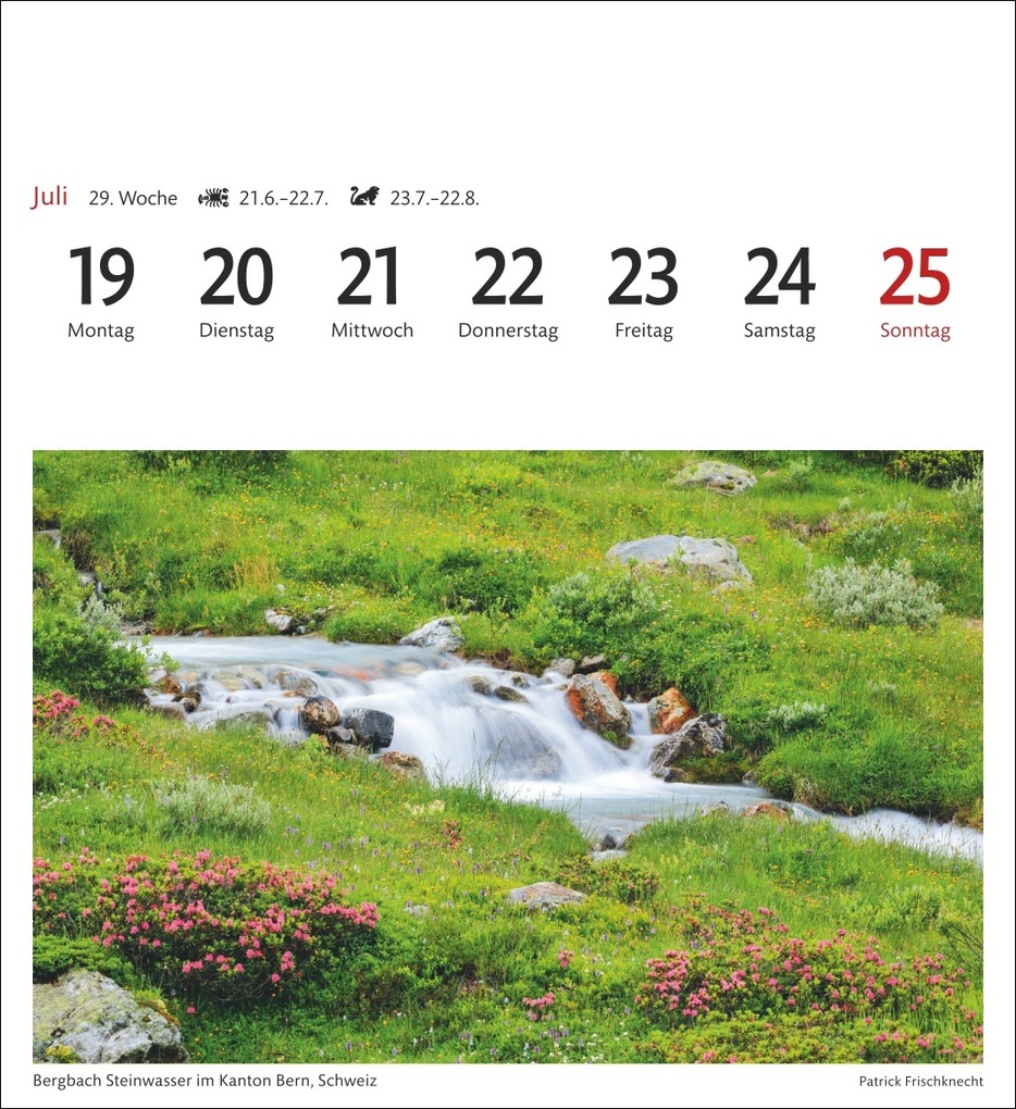 Weitere Ansicht: Alpen Sehnsuchtskalender 2027 - Wochenkalender mit 53 Postkarten