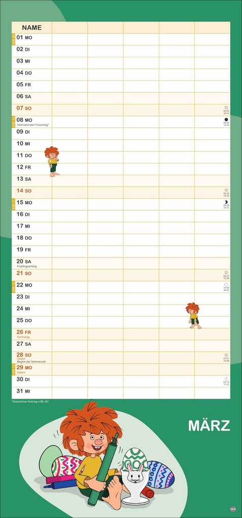 Weitere Ansicht: Pumuckl Familienplaner 2027