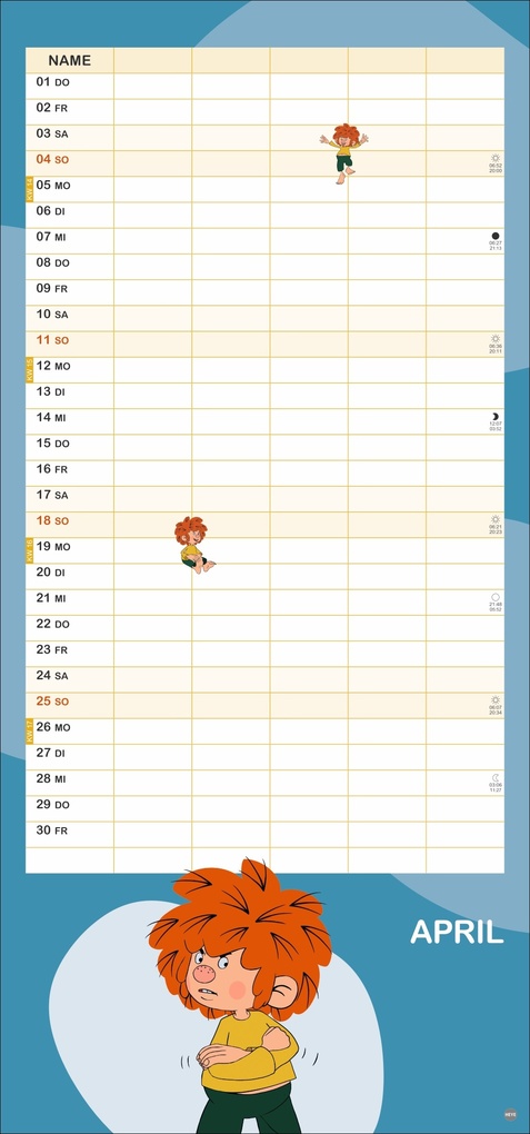 Weitere Ansicht: Pumuckl Familienplaner 2027
