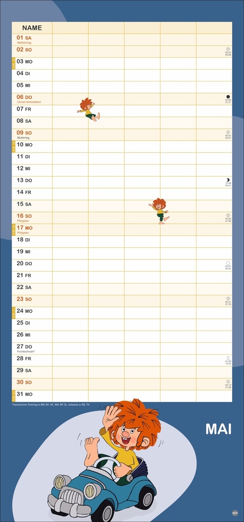 Weitere Ansicht: Pumuckl Familienplaner 2027