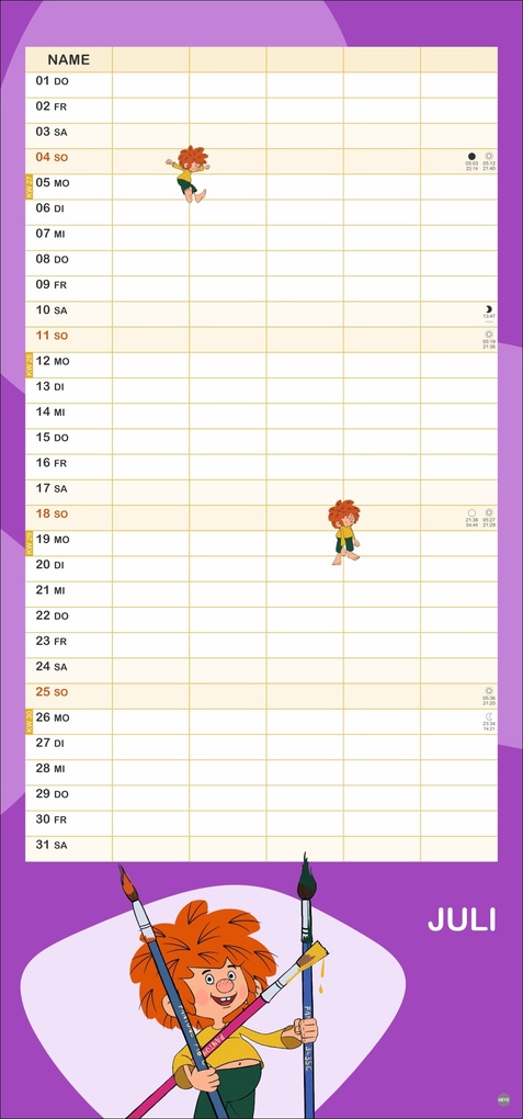 Weitere Ansicht: Pumuckl Familienplaner 2027