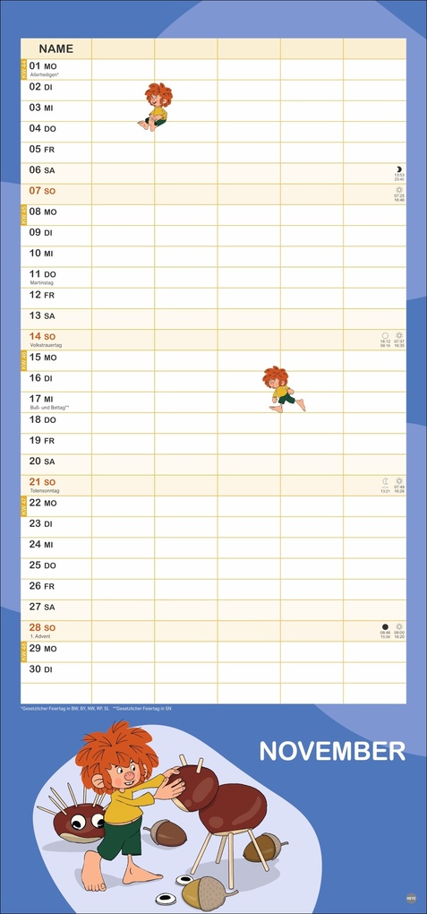 Weitere Ansicht: Pumuckl Familienplaner 2027